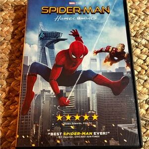 Spiderman Homecoming DVD - Red and Blue